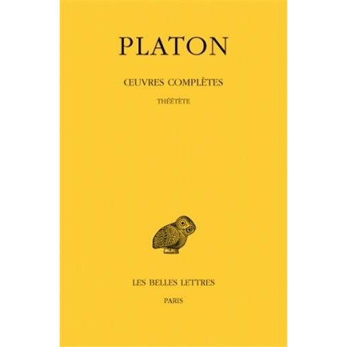 OEUVRES COMPLETES. TOME VIII, 2E PARTIE: THEETETE