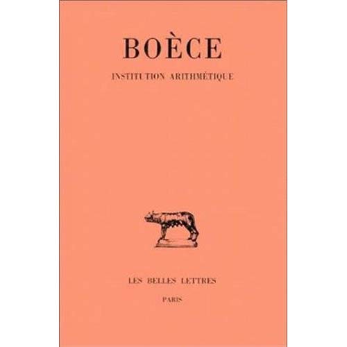 INSTITUTION ARITHMETIQUE