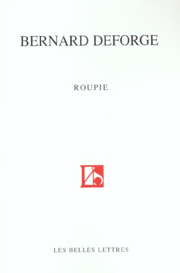ROUPIE I - (SONNETS 1979-2002)