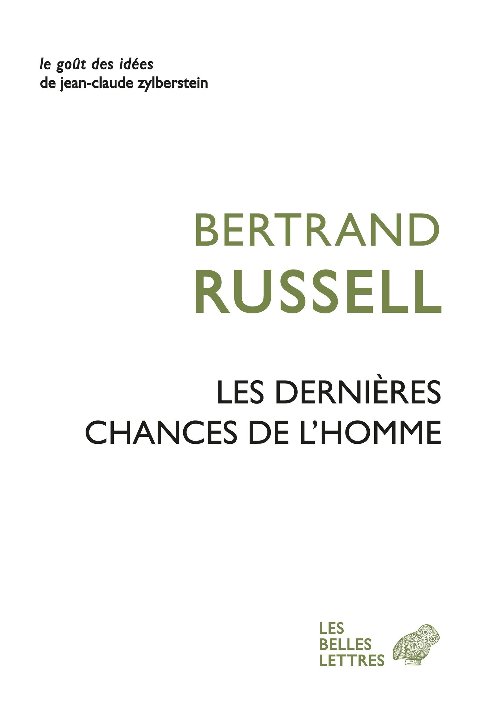 LES DERNIERES CHANCES DE L'HOMME