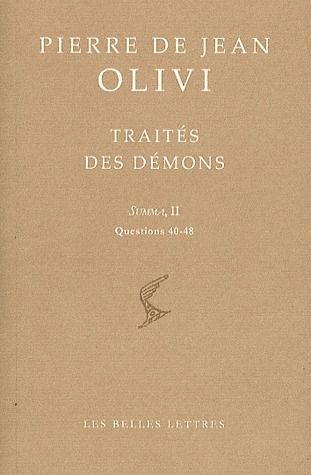 TRAITE DES DEMONS - SUMMA, II QUESTIONS 40-48