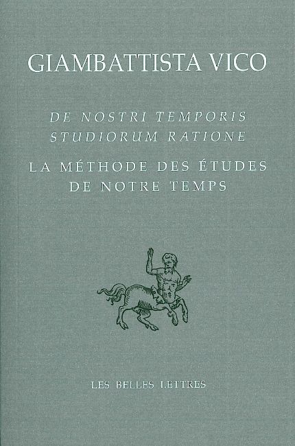 LA METHODE DES ETUDES DE NOTRE TEMPS / DE NOSTRI TEMPORIS STUDIORUM RATIONE
