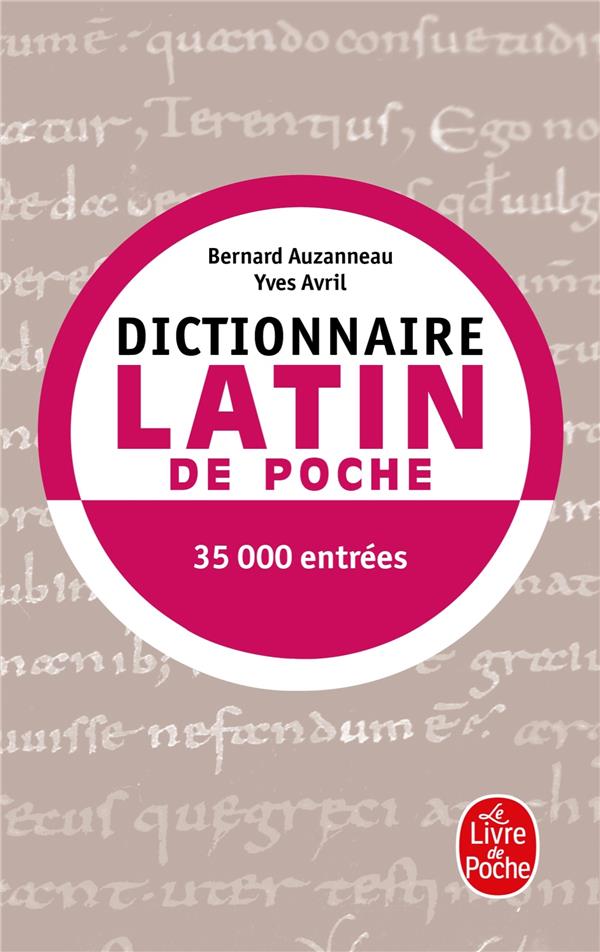 DICTIONNAIRE LATIN DE POCHE