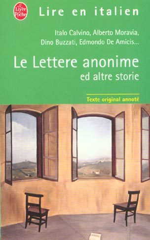 LE LETTERE ANONIME - ED ALTRE STORIE