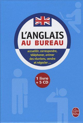 COFFRET L'ANGLAIS AU BUREAU LIVRE + 5 CD