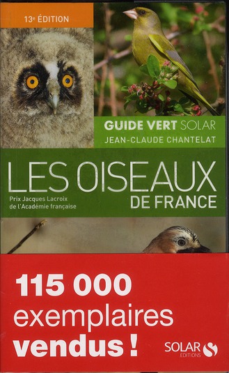 GUIDE VERT DES OISEAUX DE FRANCE NE