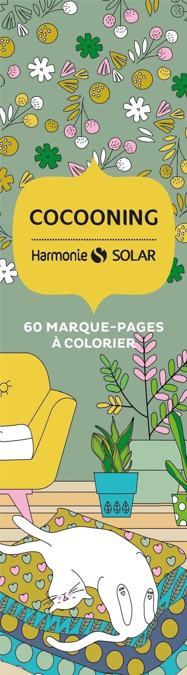 COCOONING - 60 MARQUE-PAGES A COLORIER