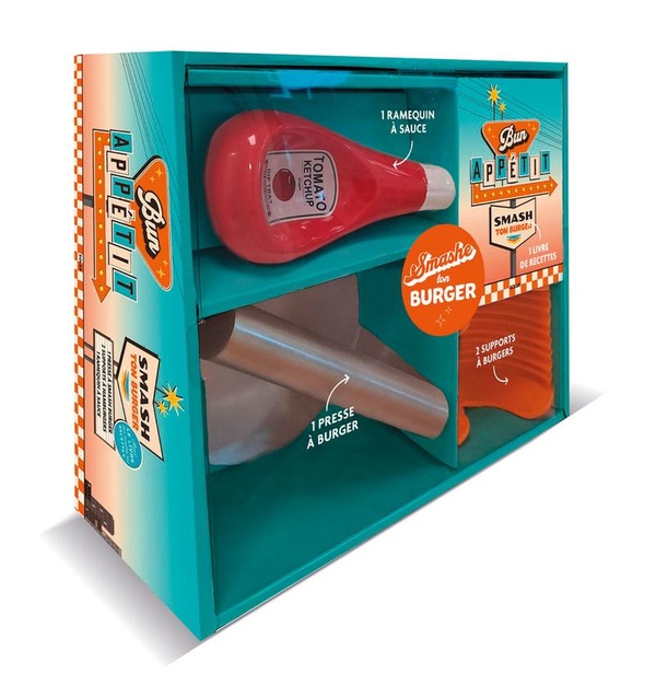 COFFRET BUN APPETIT, SMASH TON BURGER