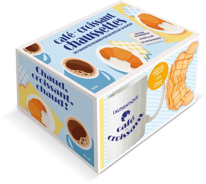 COFFRET CAFE CROISSANT CHAUSSETTES