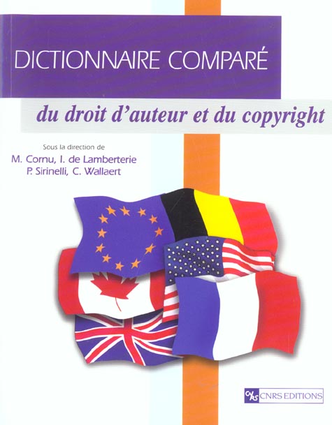 DICTIONNAIRE COMPARE DU DROIT D'AUTEUR ET DU COPYRIGHT