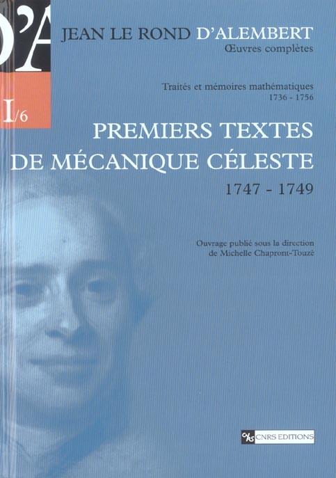 PREMIERS TEXTES DE MECANIQUE CELESTE