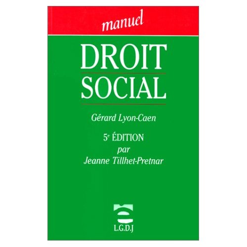 DROIT SOCIAL - 5EME EDITION
