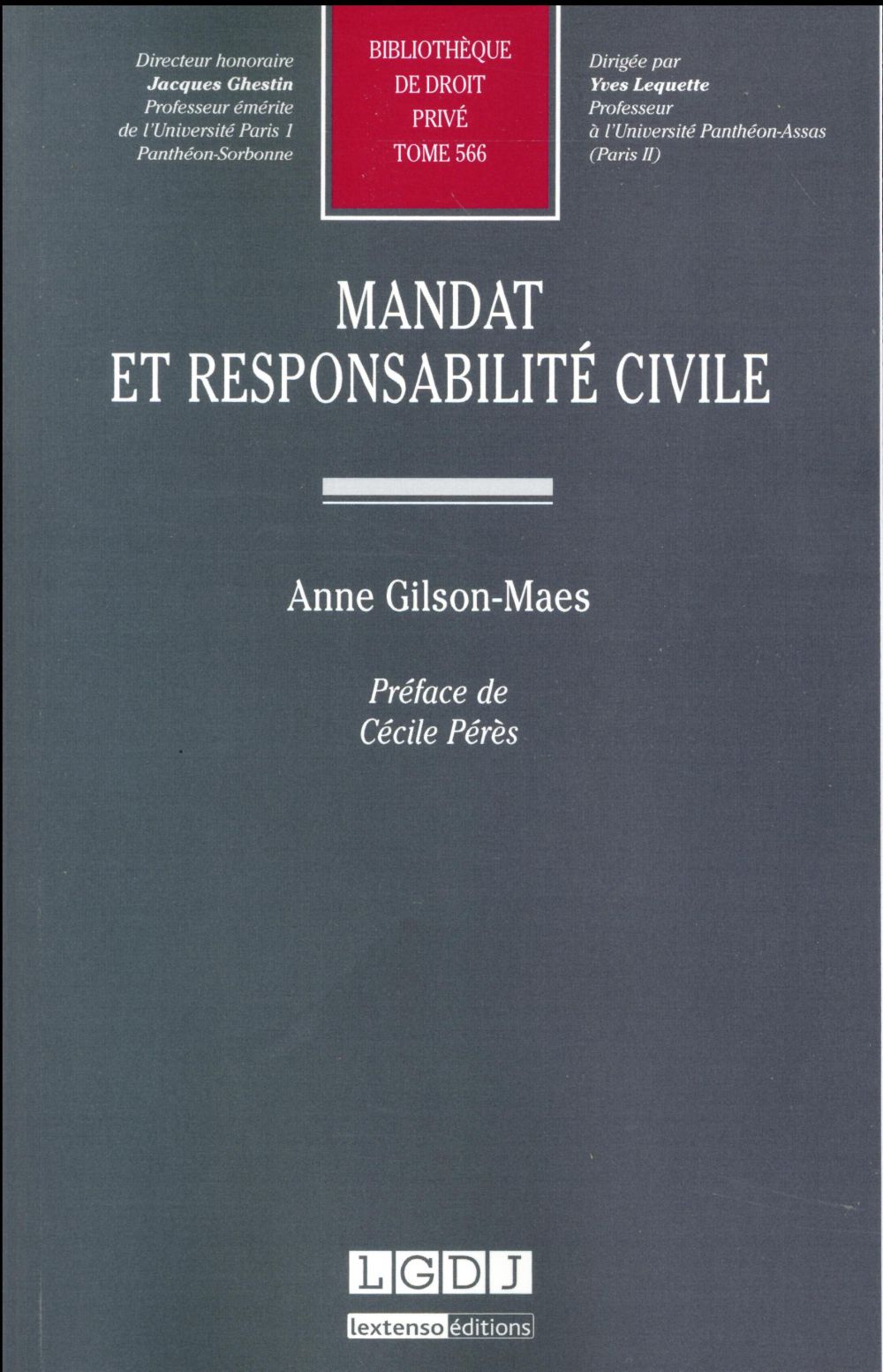 MANDAT ET RESPONSABILITE CIVILE
