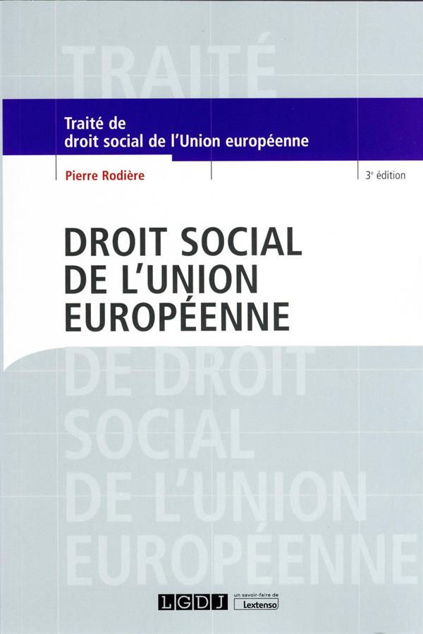 DROIT SOCIAL DE L'UNION EUROPEENNE