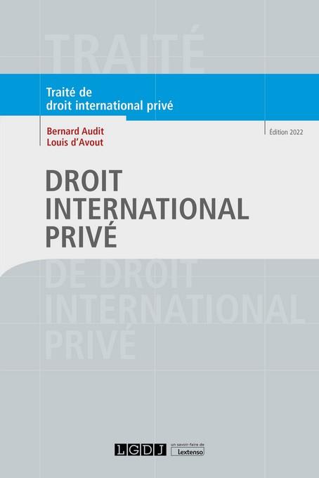 DROIT INTERNATIONAL PRIVE