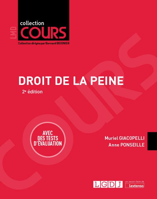 DROIT DE LA PEINE - AVEC DES TESTS D'EVALUATION