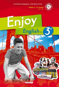 ENJOY ANGLAIS 3E - LIVRE + CD AUDIO-ROM