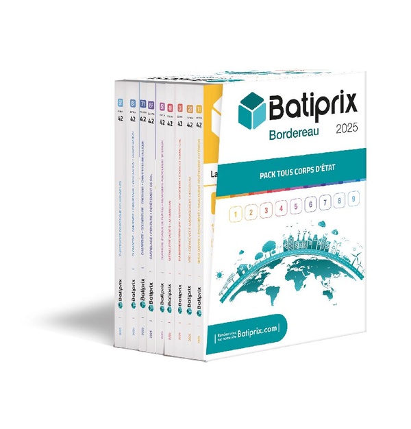 PACK TCE BATIPRIX 2025 - LA REFERENCE DU CHIFFRAGE DE VOS TRAVAUX