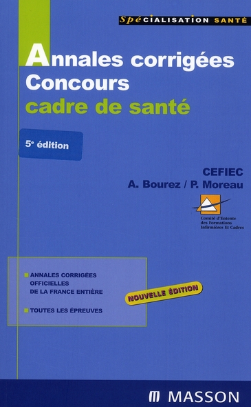 ANNALES CORRIGEES CONCOURS CADRE DE SANTE 2007/2008 - POD
