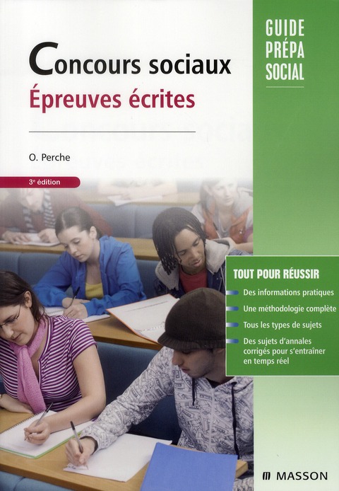 CONCOURS SOCIAUX EPREUVES ECRITES - ASSISTANT DE SERVICE SOCIAL. EDUCATEUR SPECIALISE. EDUCATEUR DE