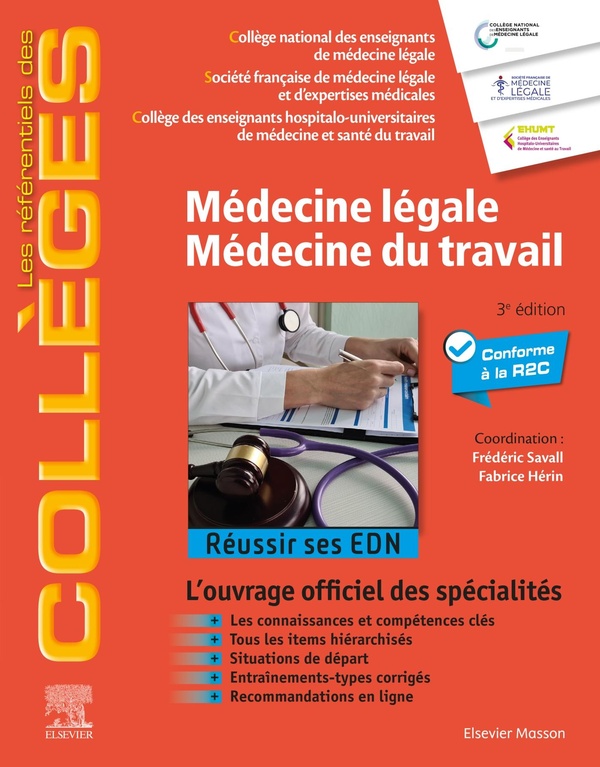 MEDECINE LEGALE - MEDECINE DU TRAVAIL - REUSSIR SES EDN