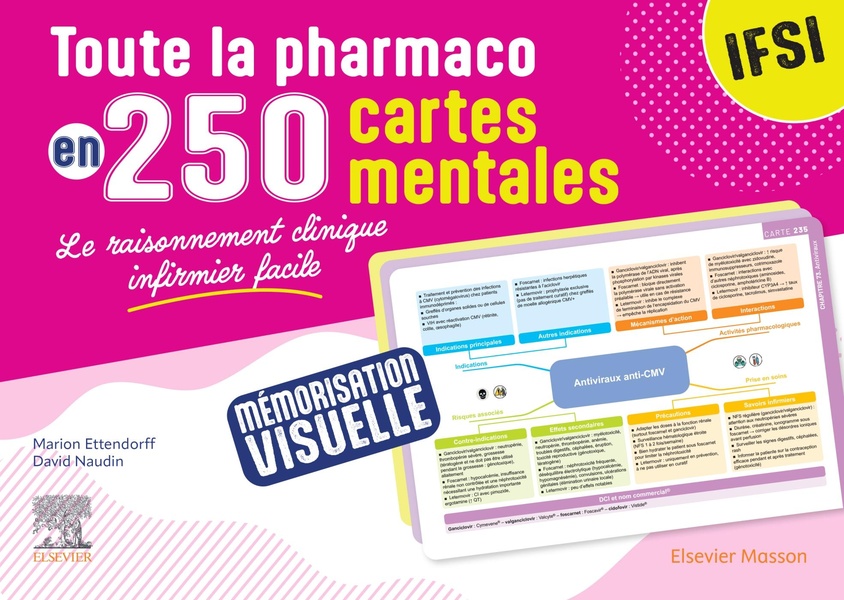 TOUTE LA PHARMACO EN 250 CARTES MENTALES