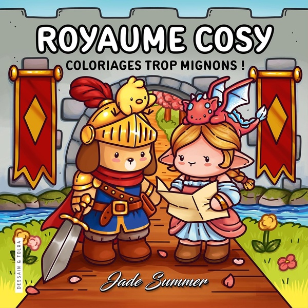 ROYAUME COSY - JADE SUMMER - COLORIAGES MIGNONS, UNIVERS FANTASTIQUE POUR ADULTES - COSY COLO