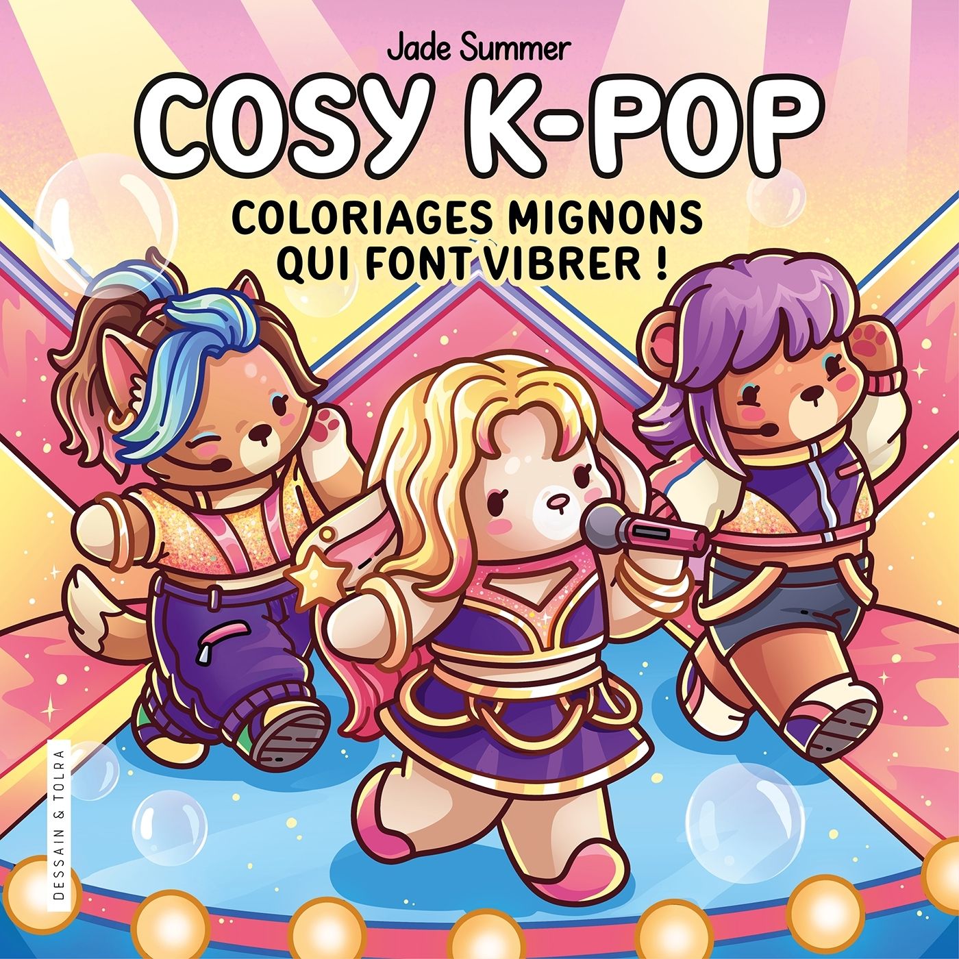 COSY K-POP - JADE SUMMER - COLORIAGES MIGNONS QUI FONT VIBRER - COSY COLO