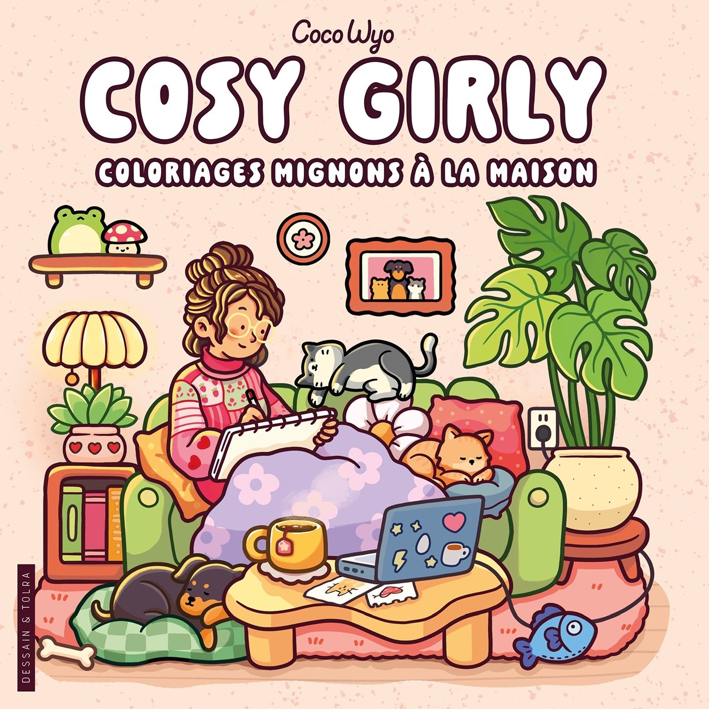 COCO WYO - COSY GIRLY - COLORIAGES MIGNONS A LA MAISON - COSY COLO