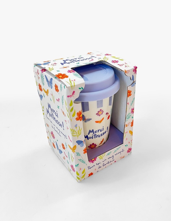 MUG MERCI MAITRESSE - POUR TOI UN MUG REMPLI DE BONHEUR !