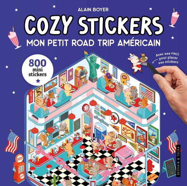 COZY STICKERS - MON PETIT ROAD TRIP AMERICAIN