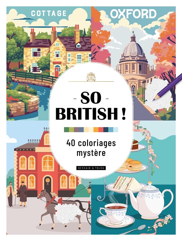SO BRITISH ! - 40 COLORIAGES MYSTERE