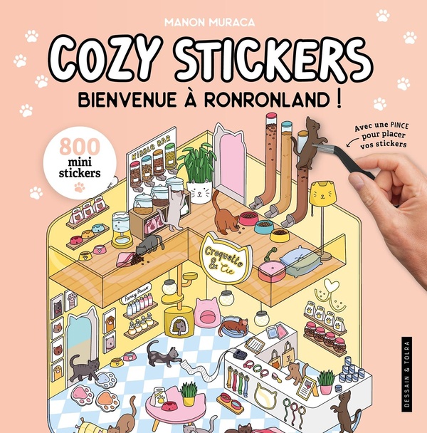 COZY STICKERS - BIENVENUE A RONRONLAND