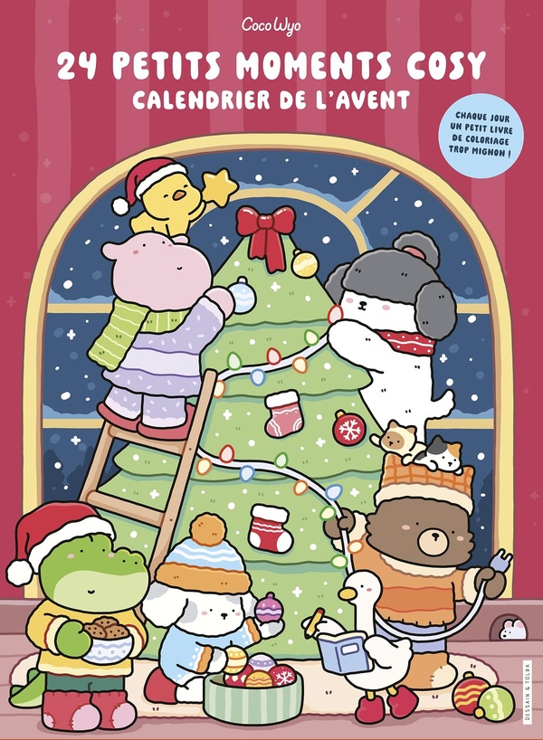 CALENDRIER DE L'AVENT DOUX ET COSY - COCO WYO - 24 PETITS MOMENTS COSY - CALENDRIER DE L'AVENT