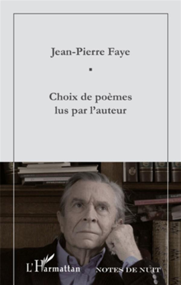 CHOIX DE POEMES LUS PAR L'AUTEUR