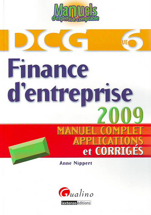 FINANCE D'ENTREPRISE - DCG 6