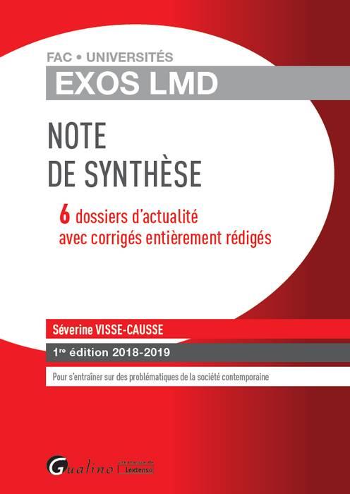 EXOS LMD - NOTE DE SYNTHESE