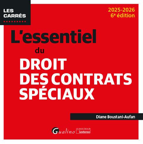 L'ESSENTIEL DU DROIT DES CONTRATS SPECIAUX