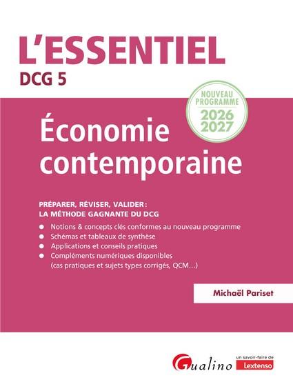 DCG 5 - ECONOMIE CONTEMPORAINE - NOUVEAU PROGRAMME 2026 2027