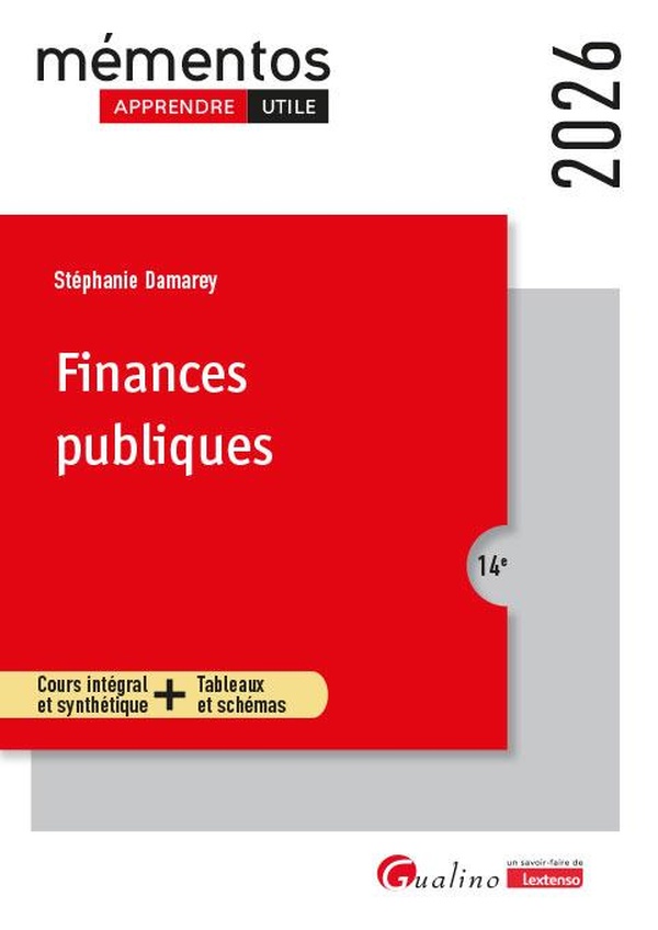 FINANCES PUBLIQUES - COURS INTEGRAL ET SYNTHETIQUE + TABLEAUX ET SCHEMAS