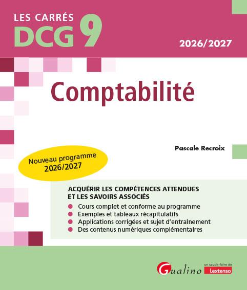 DCG 9 - COMPTABILITE - NOUVEAU PROGRAMME 2026/2027