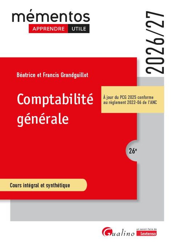 COMPTABILITE GENERALE - PCG 2026