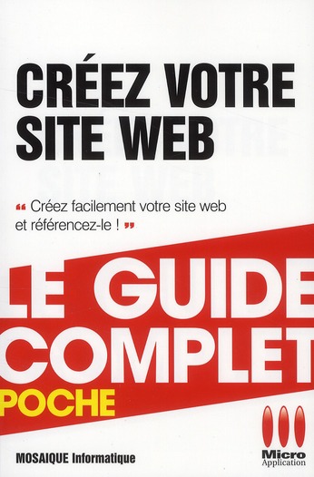 GUIDE COMPLET POCHE CREEZ VOTRE SITE WEB