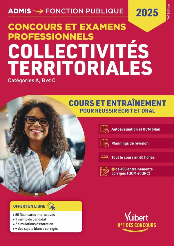 COLLECTIVITES TERRITORIALES - COURS ET ENTRAINEMENT - CONCOURS ET EXAMENS PROFESSIONNELS - CATEGORIE
