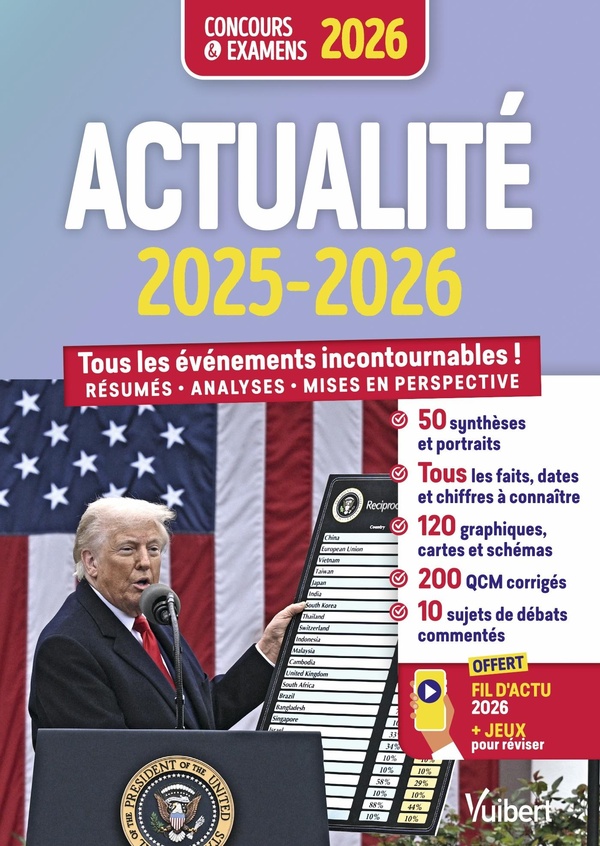 ACTUALITE 2025-2026 - CONCOURS ET EXAMENS - FIL D'ACTU 2026 ET JEUX INTERACTIFS OFFERTS - TOUS LES E
