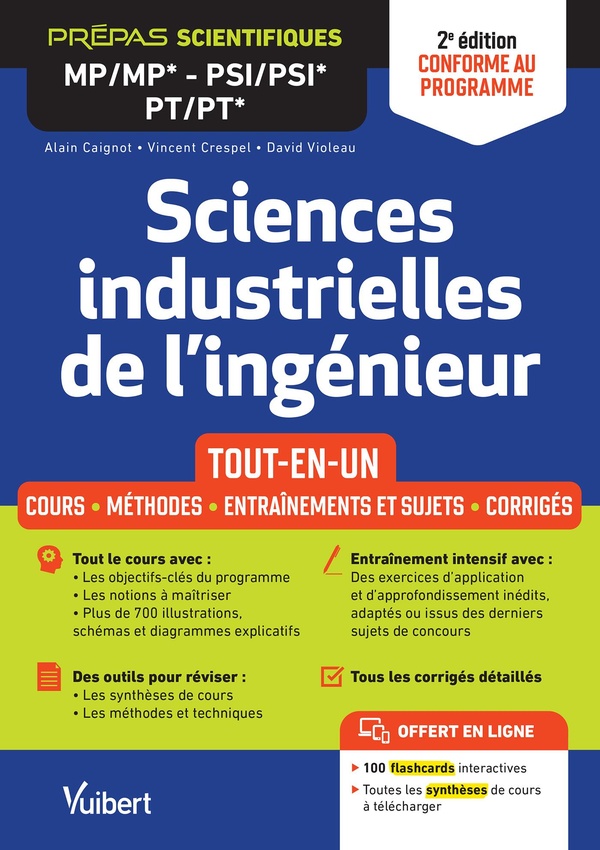 SCIENCES INDUSTRIELLES DE L'INGENIEUR MP/MP* PSI/PSI* PT/PT* - TOUT-EN-UN - 2E EDITION - COURS - SYN