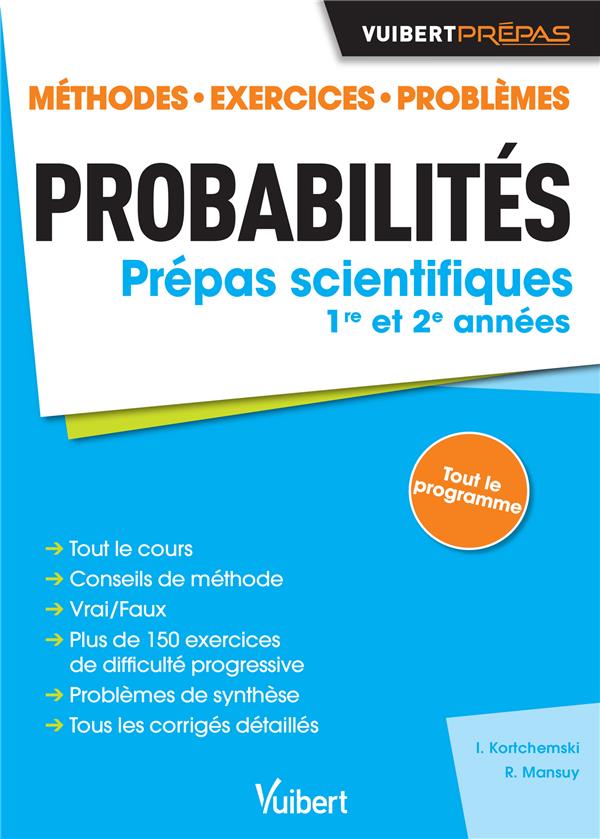 PROBABILITES - CLASSES PREPARATOIRES SCIENTIFIQUES