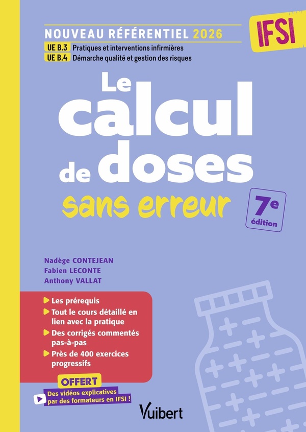 LE CALCUL DE DOSES SANS ERREUR - IFSI - UE B.3 PRATIQUES ET INTERVENTIONS INFIRMIERES ET UE B.4 DEMA