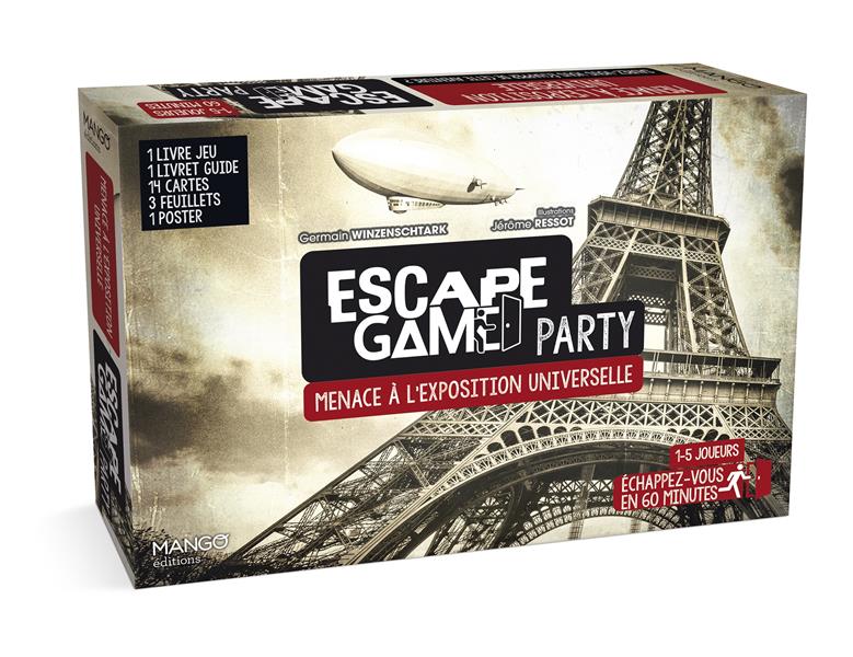 ESCAPE GAME PARTY - MENACE A L'EXPOSITION UNIVERSELLE - ECHAPPEZ-VOUS EN 60 MINUTES !