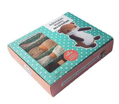 ADORABLE LOUTRE AU CROCHET - COFFRET - TOUT LE MATERIEL INCLUS